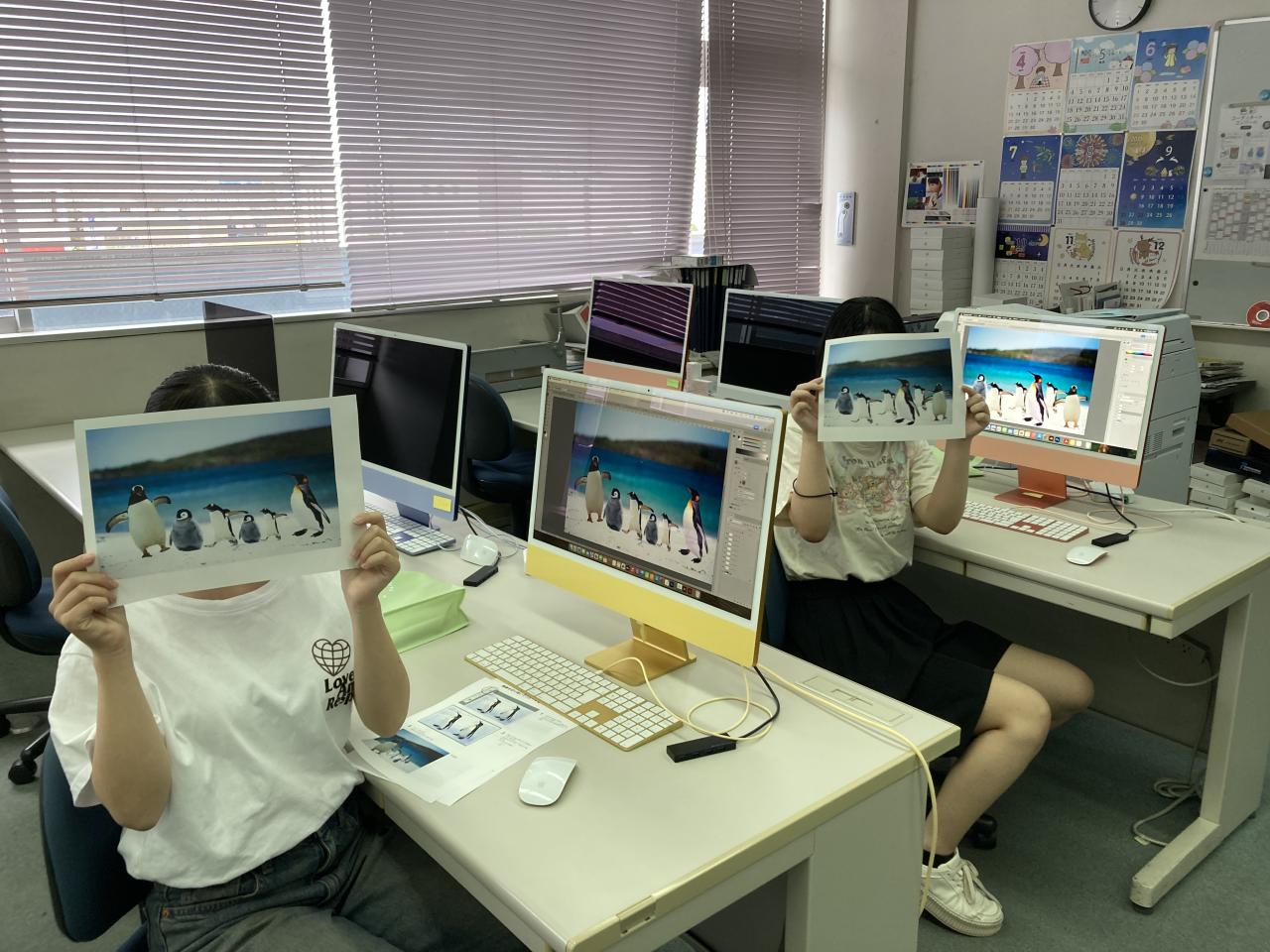 オリジナルうちわのデザイン体験 